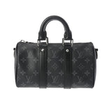 LOUIS VUITTON ルイヴィトン モノグラムエクリプス キーポルバンドリエール 25 ブラック M46271 メンズ モノグラムキャンバス ボストンバッグ Aランク 中古 銀蔵