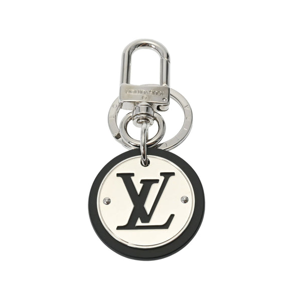 LOUIS VUITTON ルイヴィトン  LVサークル シルバー金具 M67362 メンズ メタル キーホルダー 新同 中古 銀蔵