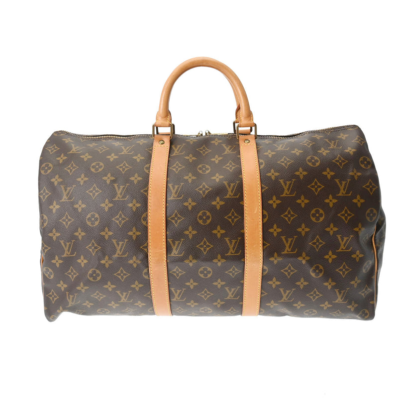 LOUIS VUITTON ルイヴィトン モノグラム キーポル 50 ブラウン M41426 ユニセックス モノグラムキャンバス ボストンバッグ Bランク 中古 銀蔵