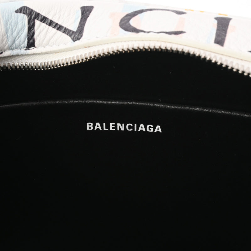 BALENCIAGA バレンシアガ エブリディ 白/マルチカラー 552370 レディース レザー ショルダーバッグ Aランク 中古 銀蔵