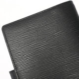LOUIS VUITTON ルイヴィトン エピ アジェンダ MM ノワール R20202 ユニセックス エピレザー 手帳カバー Aランク 中古 銀蔵