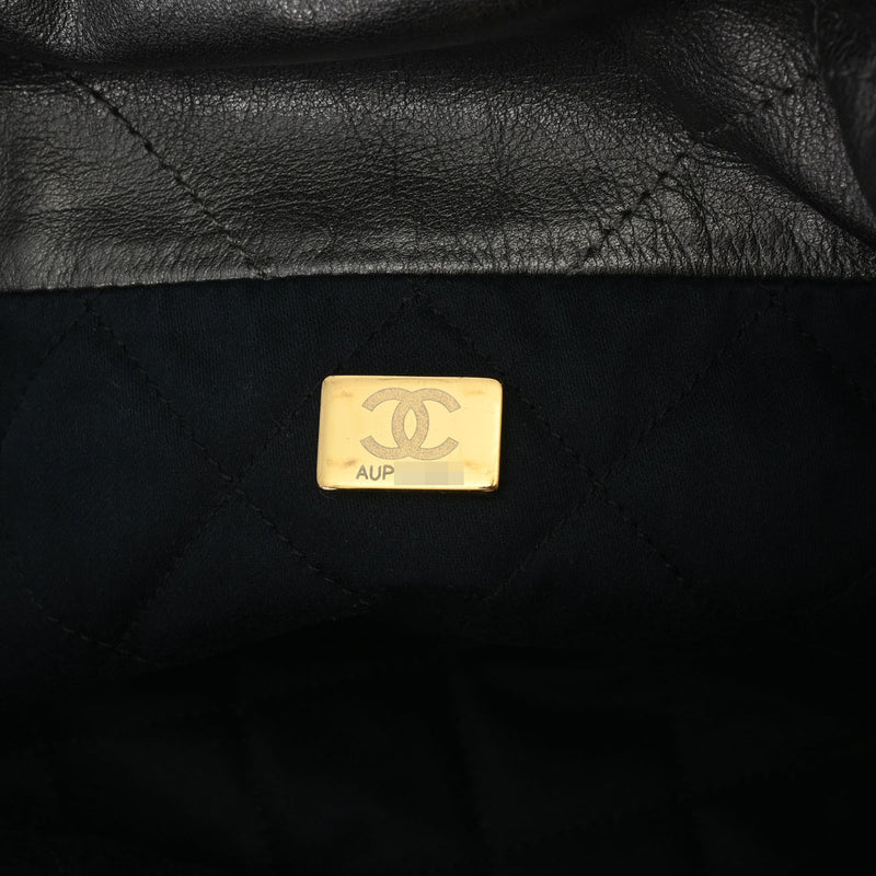 CHANEL シャネル シャネル 22 スモールハンドバッグ シルバーグレー系 ゴールド金具 AS3260 レディース カーフ ハンドバッグ ABランク 中古 銀蔵