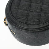 CHANEL シャネル CCフィリグリー チェーンショルダー 黒 AP0365 レディース キャビアスキン ショルダーバッグ Aランク 中古 銀蔵
