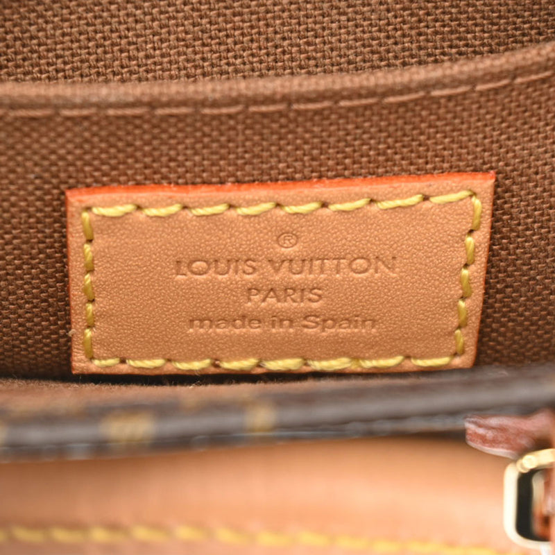 LOUIS VUITTON ルイヴィトン モノグラム プティット サックプラ 旧型 2WAY ブラウン M69442 レディース モノグラムキャンバス ハンドバッグ Aランク 中古 銀蔵