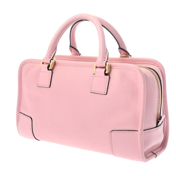 LOEWE ロエベ アマソナ 23 2WAY ピンク 352.30.N71 レディース レザー ハンドバッグ Aランク 中古 銀蔵