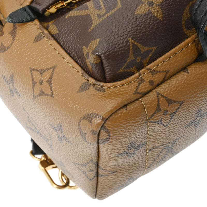 LOUIS VUITTON ルイヴィトン パームスプリングス  バックパックミニ 旧型 ブラウン M42411 レディース モノグラムリバースキャンバス リュック・デイパック Aランク 中古 銀蔵