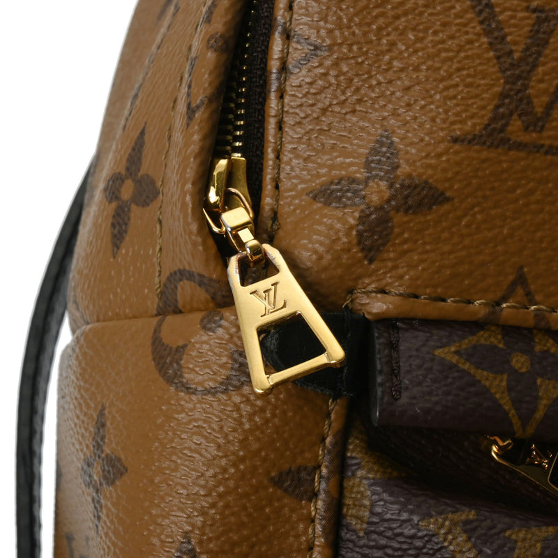 LOUIS VUITTON ルイヴィトン パームスプリングス  バックパックミニ 旧型 ブラウン M42411 レディース モノグラムリバースキャンバス リュック・デイパック Aランク 中古 銀蔵