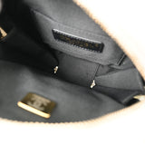 CHANEL シャネル マトラッセ ラウンド チェーンショルダー 白 レディース ラムスキン ショルダーバッグ ABランク 中古 銀蔵