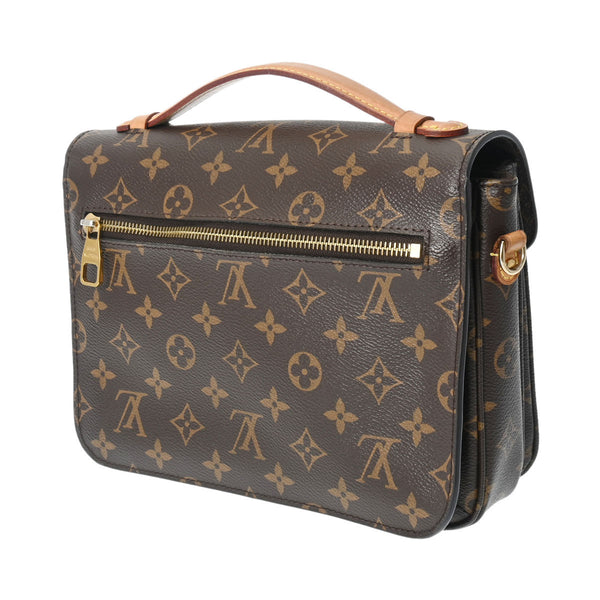 LOUIS VUITTON ルイヴィトン モノグラム ポシェットメティス MM 2WAY ブラウン M44875 レディース モノグラムキャンバス ハンドバッグ ABランク 中古 銀蔵