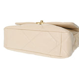 CHANEL シャネル シャネル19 チェーン ラージ 2WAY ベージュ AS1161 レディース ラムスキン ショルダーバッグ ABランク 中古 銀蔵