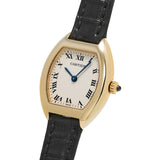 CARTIER カルティエ トノー 1910 W1517456 レディース YG/革 腕時計 クォーツ Aランク 中古 銀蔵