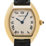 CARTIER カルティエ トノー 1910 W1517456 レディース YG/革 腕時計 クォーツ Aランク 中古 銀蔵