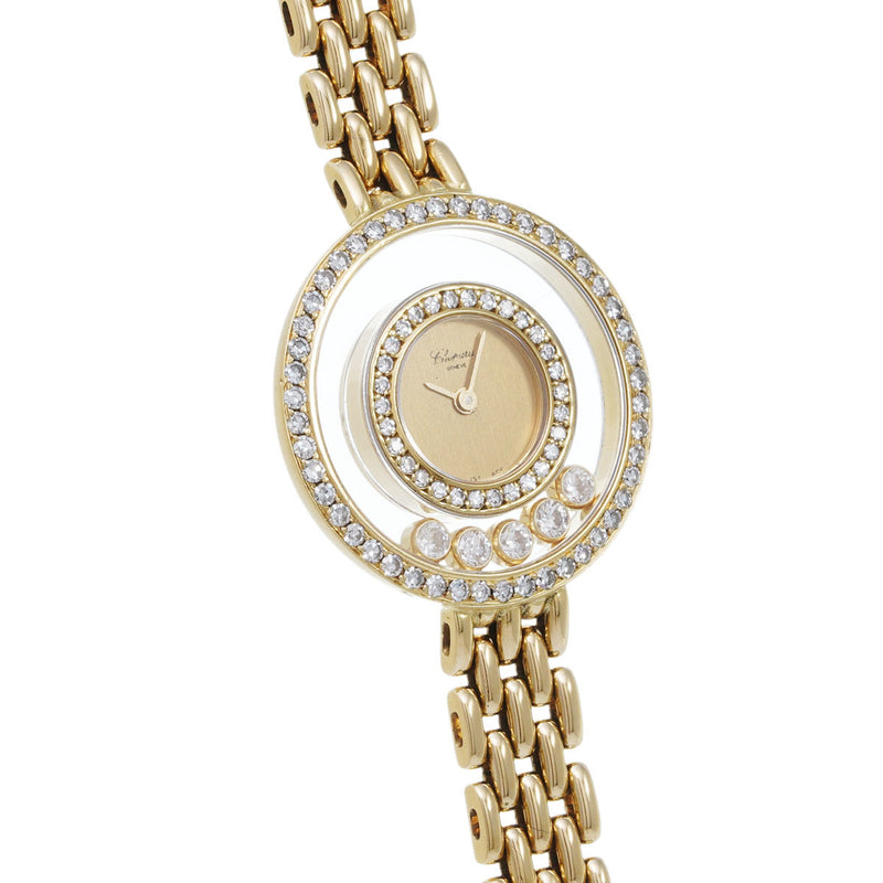 【最終値下げ】Chopard ショパール ハッピーダイヤモンド バッグ【希少】 ショパールハッピーダイヤモンド 5Pダイヤ ベゼルダイヤ