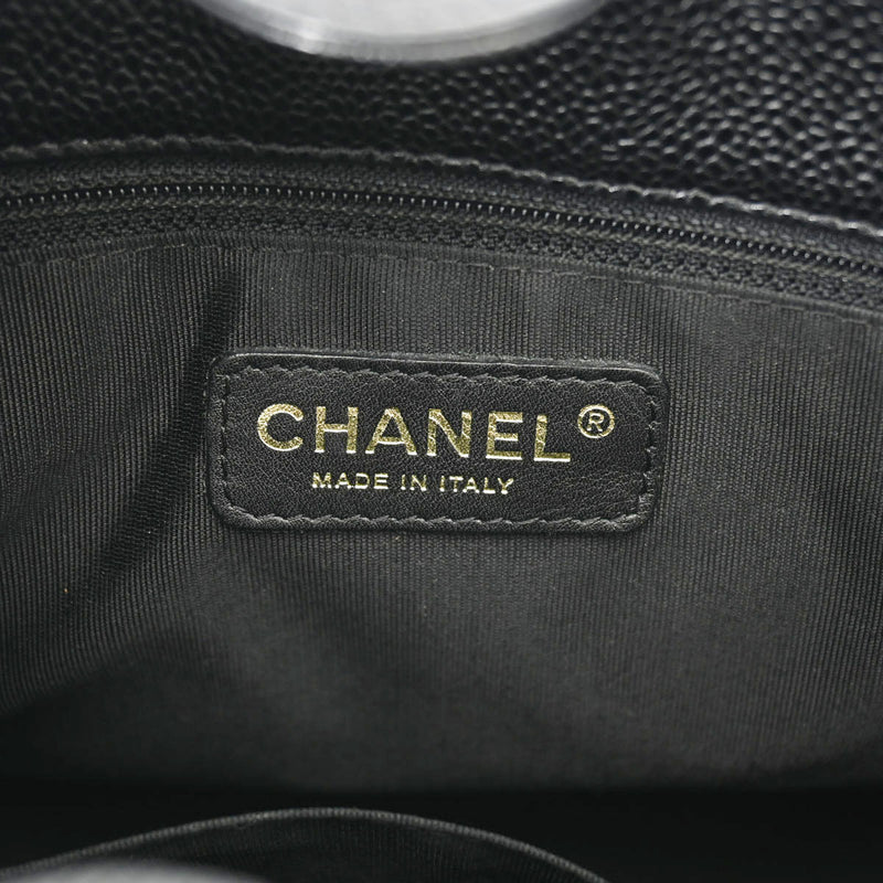 CHANEL シャネル マトラッセ PST ショッピングトート 黒 ゴールド金具 A50994 レディース キャビアスキン トートバッグ Aランク 中古 銀蔵