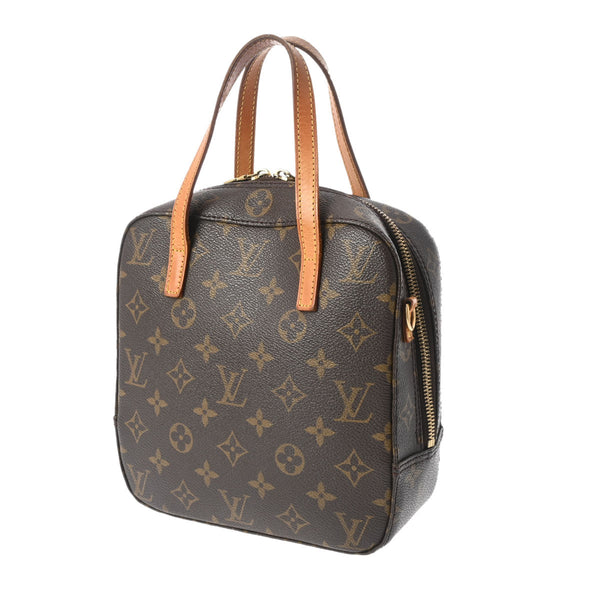 LOUIS VUITTON ルイヴィトン モノグラム スポンティーニ 2WAY ブラウン M47500 レディース モノグラムキャンバス ハンドバッグ Bランク 中古 銀蔵