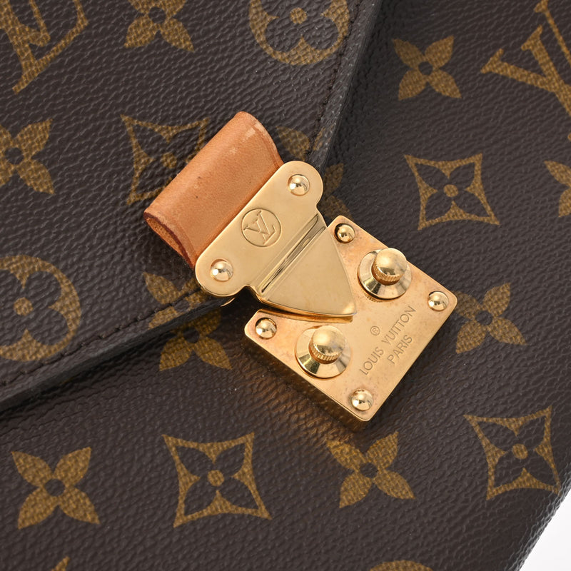 LOUIS VUITTON ルイヴィトン モノグラム ポシェットメティス 2WAY ブラウン M40780 レディース モノグラムキャンバス ハンドバッグ Bランク 中古 銀蔵