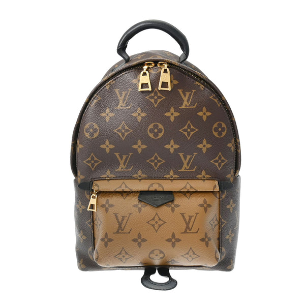 LOUIS VUITTON ルイヴィトン モノグラムリバース パームスプリングス バックパック PM ブラウン M44870 レディース モノグラムキャンバス リュック・デイパック ABランク 中古 銀蔵