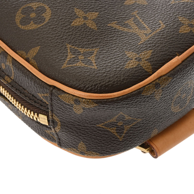 LOUIS VUITTON ルイヴィトン モノグラム ポシェットガンジュ ブラウン M51870 メンズ モノグラムキャンバス ボディバッグ ABランク 中古 銀蔵