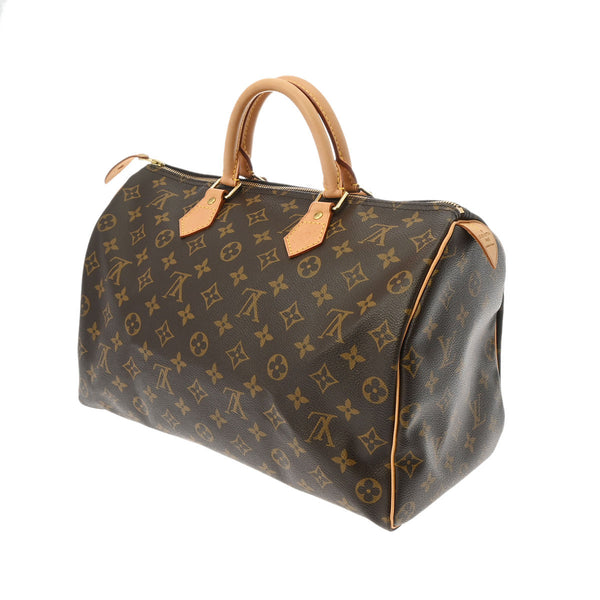 LOUIS VUITTON ルイヴィトン モノグラム スピーディ 35 ブラウン M41524 レディース モノグラムキャンバス ハンドバッグ ABランク 中古 銀蔵