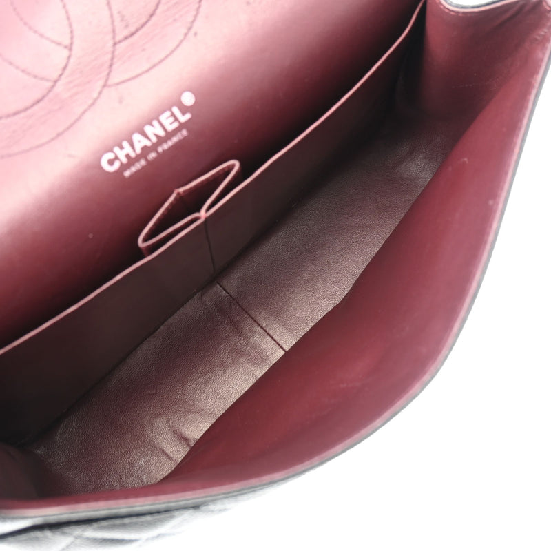 CHANEL シャネル マトラッセ チェーンショルダー 30cm 2重蓋 黒 A58600 レディース キャビアスキン ショルダーバッグ ABランク 中古 銀蔵