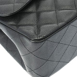 CHANEL シャネル マトラッセ チェーンショルダー 30cm 2重蓋 黒 A58600 レディース キャビアスキン ショルダーバッグ ABランク 中古 銀蔵
