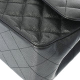 CHANEL シャネル マトラッセ チェーンショルダー 30cm 2重蓋 黒 A58600 レディース キャビアスキン ショルダーバッグ ABランク 中古 銀蔵