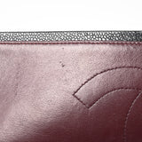 CHANEL シャネル マトラッセ チェーンショルダー 30cm 2重蓋 黒 A58600 レディース キャビアスキン ショルダーバッグ ABランク 中古 銀蔵