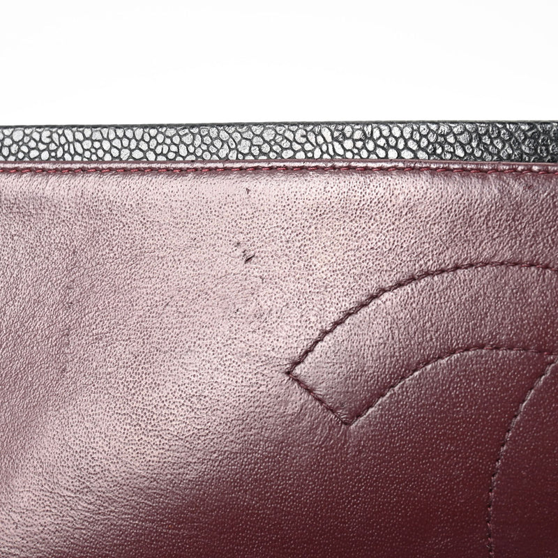 CHANEL シャネル マトラッセ チェーンショルダー 30cm 2重蓋 黒 A58600 レディース キャビアスキン ショルダーバッグ ABランク 中古 銀蔵