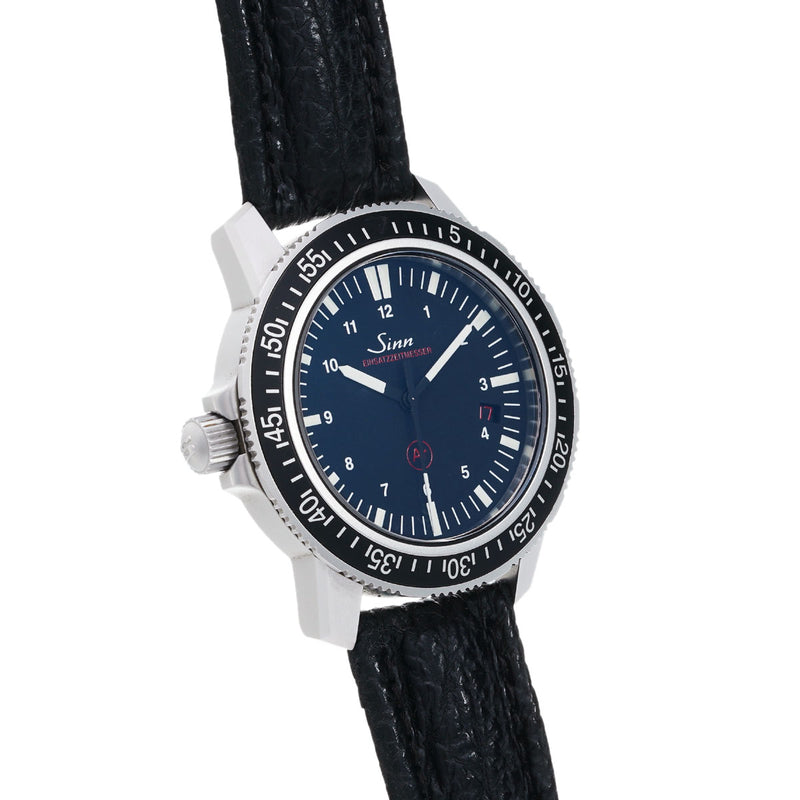 SINN ジン EZM3 メンズ チタン/革 腕時計 自動巻き Aランク 中古 銀蔵