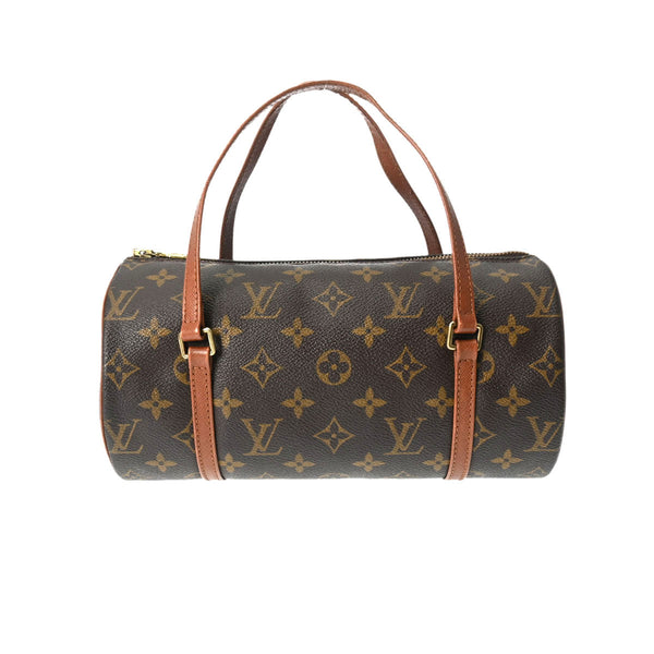 LOUIS VUITTON ルイヴィトン モノグラム パピヨン PM 旧型 ブラウン M51386 レディース モノグラムキャンバス ハンドバッグ Bランク 中古 銀蔵