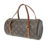 LOUIS VUITTON ルイヴィトン モノグラム パピヨン PM 旧型 ブラウン M51386 レディース モノグラムキャンバス ハンドバッグ Bランク 中古 銀蔵