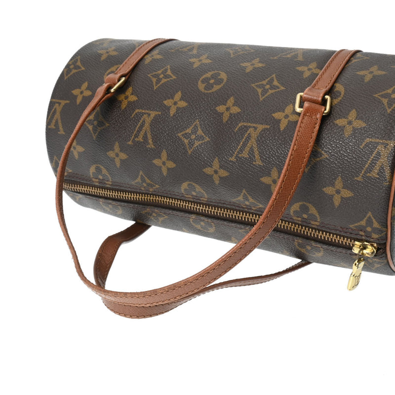 LOUIS VUITTON ルイヴィトン モノグラム パピヨン PM 旧型 ブラウン M51386 レディース モノグラムキャンバス ハンドバッグ Bランク 中古 銀蔵