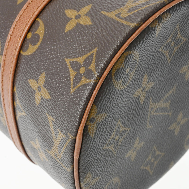 LOUIS VUITTON ルイヴィトン モノグラム パピヨン PM 旧型 ブラウン M51386 レディース モノグラムキャンバス ハンドバッグ Bランク 中古 銀蔵