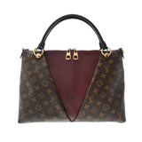 LOUIS VUITTON ルイヴィトン モノグラム Vトート MM 2WAY ボルドー M43949 レディース モノグラムキャンバス レザー ハンドバッグ Aランク 中古 銀蔵