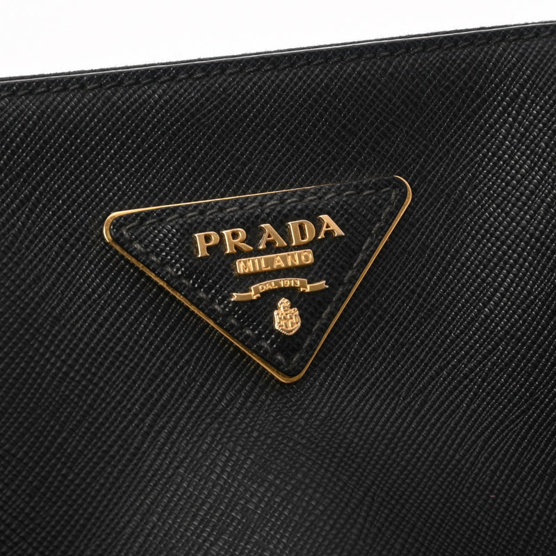 PRADA プラダ 2WAY 黒 BN2274 レディース サフィアーノレザー ハンドバッグ ABランク 中古 銀蔵