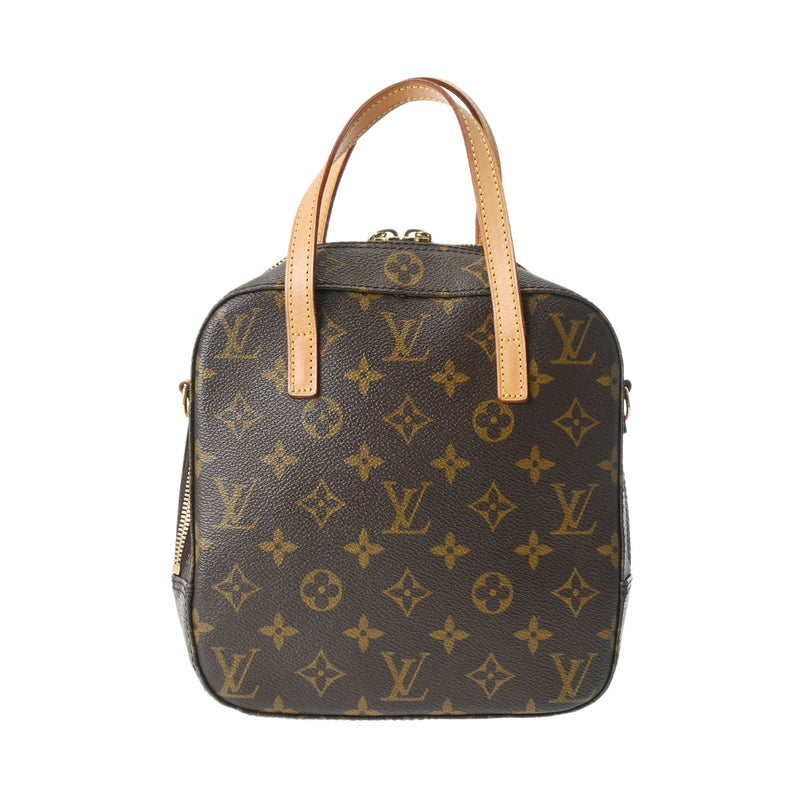 LOUIS VUITTON ルイヴィトン モノグラム スポンティーニ 2WAY ブラウン M47500 レディース モノグラムキャンバス ハンドバッグ ABランク 中古 銀蔵