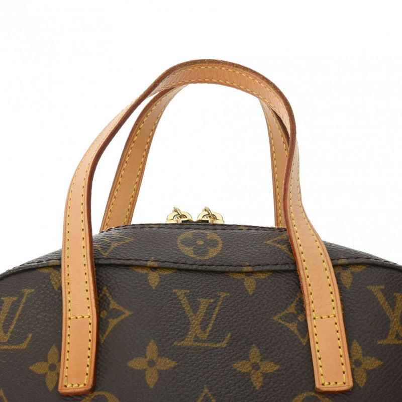 LOUIS VUITTON ルイヴィトン モノグラム スポンティーニ 2WAY ブラウン M47500 レディース モノグラムキャンバス ハンドバッグ ABランク 中古 銀蔵