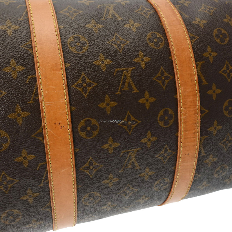 LOUIS VUITTON ルイヴィトン モノグラム キーポル 55 ブラウン M41424 ユニセックス モノグラムキャンバス ボストンバッグ Bランク 中古 銀蔵