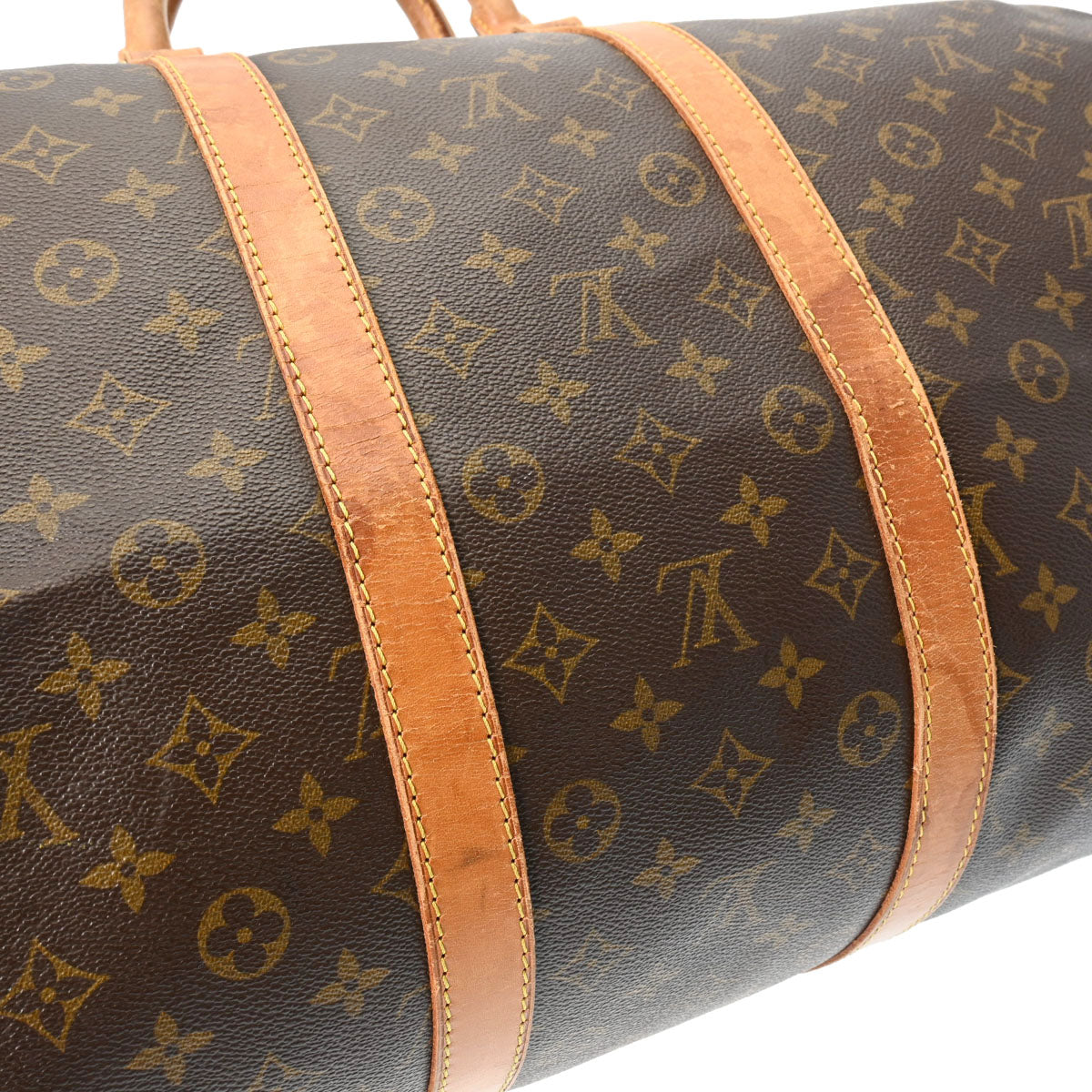 ルイヴィトンキーポル 55 14145 ブラウン ユニセックス モノグラムキャンバス ボストンバッグ M41424 LOUIS VUITTON 中古  – 銀蔵オンライン