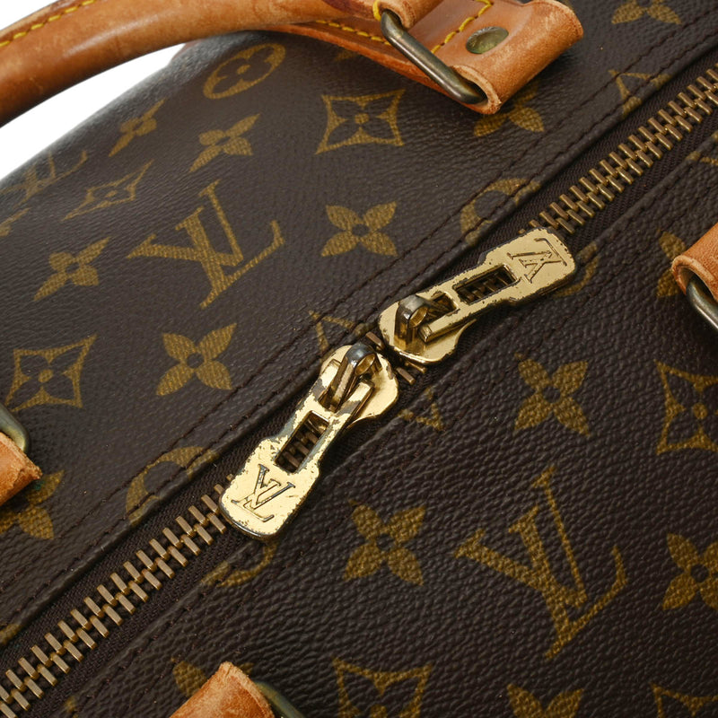 LOUIS VUITTON ルイヴィトン モノグラム キーポル 55 ブラウン M41424 ユニセックス モノグラムキャンバス ボストンバッグ Bランク 中古 銀蔵