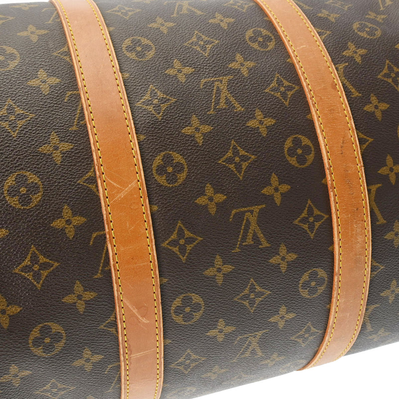 LOUIS VUITTON ルイヴィトン モノグラム キーポル 55 ブラウン M41424 ユニセックス モノグラムキャンバス ボストンバッグ Bランク 中古 銀蔵