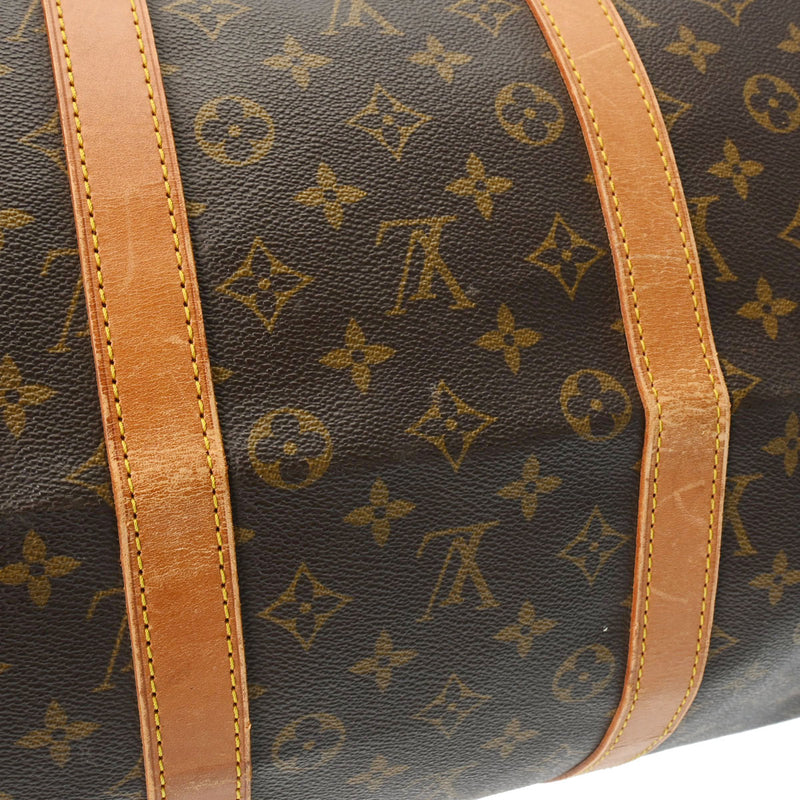 LOUIS VUITTON ルイヴィトン モノグラム キーポル 55 ブラウン M41424 ユニセックス モノグラムキャンバス ボストンバッグ Bランク 中古 銀蔵