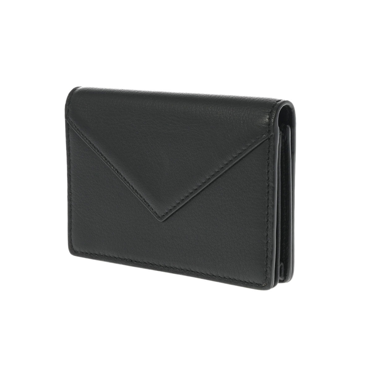 バレンシアガペーパー カードケース 黒 ユニセックス カーフ