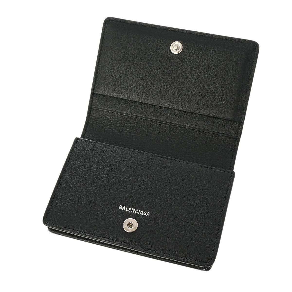 バレンシアガペーパー カードケース 黒 ユニセックス カーフ