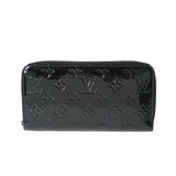 LOUIS VUITTON ルイヴィトン ヴェルニ ジッピーウォレット ノワールマニエティック M90075 レディース モノグラムヴェルニ 長財布 Aランク 中古 銀蔵