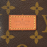 LOUIS VUITTON ルイヴィトン モノグラム ソミュール 35 ブラウン M42254 レディース モノグラムキャンバス ショルダーバッグ Bランク 中古 銀蔵