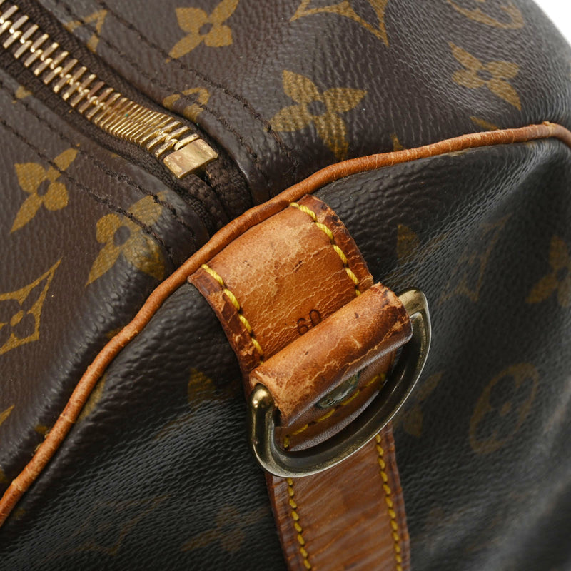 LOUIS VUITTON ルイヴィトン モノグラム キーポル バンドリエール 60 ブラウン M41412 ユニセックス モノグラムキャンバス ボストンバッグ Bランク 中古 銀蔵