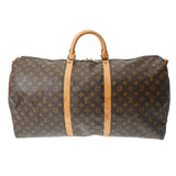 LOUIS VUITTON ルイヴィトン モノグラム キーポル バンドリエール 60 ブラウン M41412 ユニセックス モノグラムキャンバス ボストンバッグ Bランク 中古 銀蔵