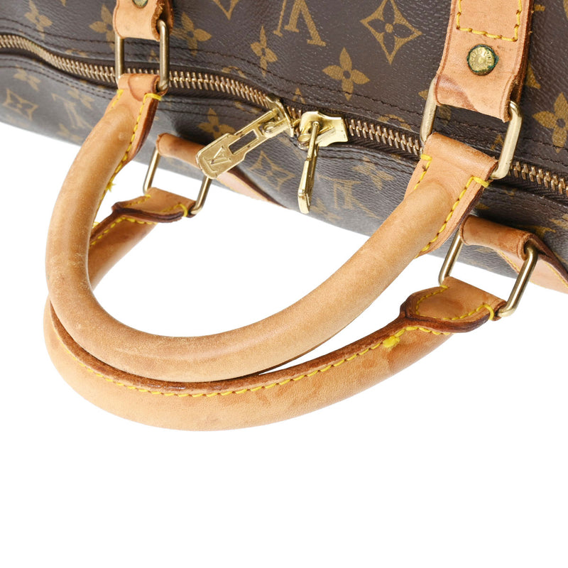 LOUIS VUITTON ルイヴィトン モノグラム キーポル バンドリエール 60 ブラウン M41412 ユニセックス モノグラムキャンバス ボストンバッグ Bランク 中古 銀蔵