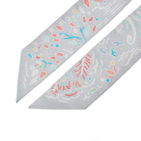 HERMES エルメス ツイリー ISOLADI PRIMAVERA グレパール/グレナディ レディース シルク100％ スカーフ 新同 中古 銀蔵